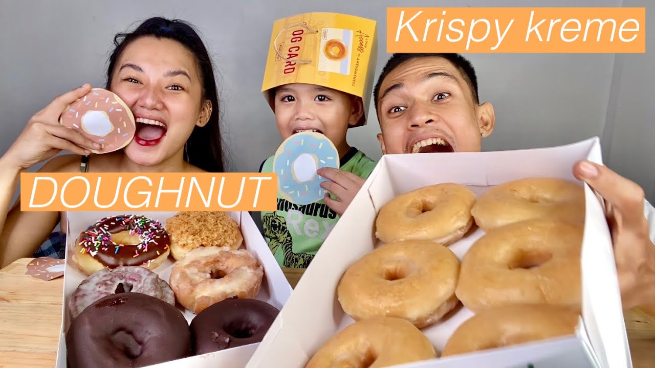 KRISPY KREME DOUGHNUT MUKBANG!