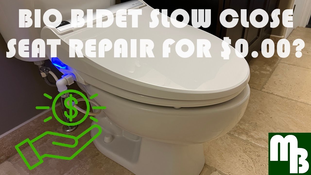 Bio Bidet FREE repair & replacement parts - How to replace toilet seat & damper fix slow close seat