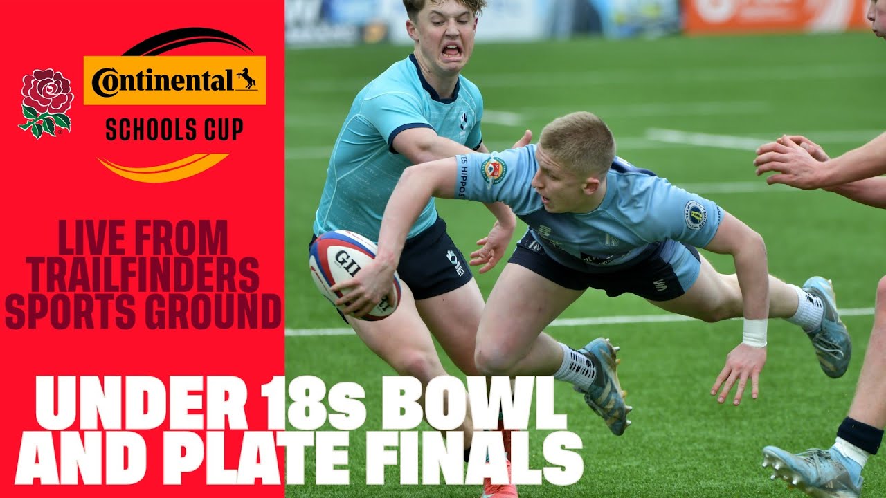 LIVE | Continental Tyres Schools Cup Under 18s Bowl & Plate finals | Trailfinders Sports Ground