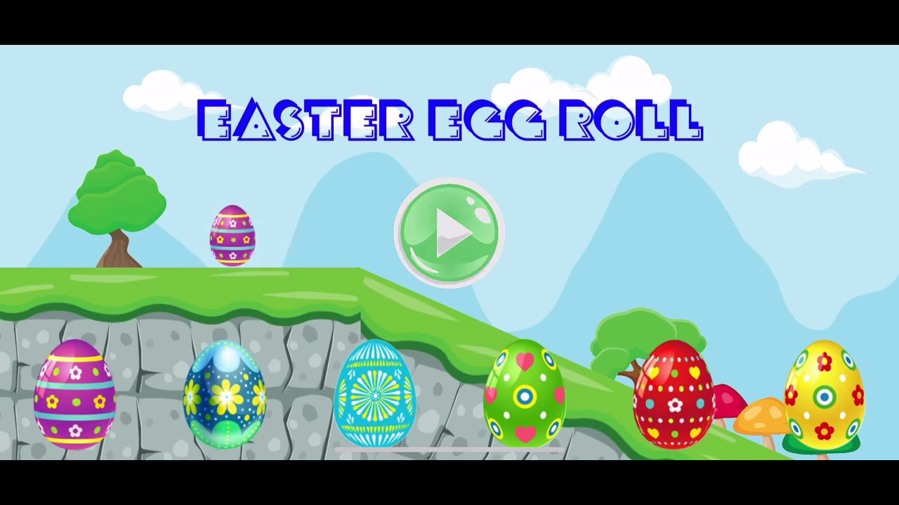 Easter Egg game 1 - Easter egg roll - Gameplay (iOS) Easter Bunny - Happy Easter!