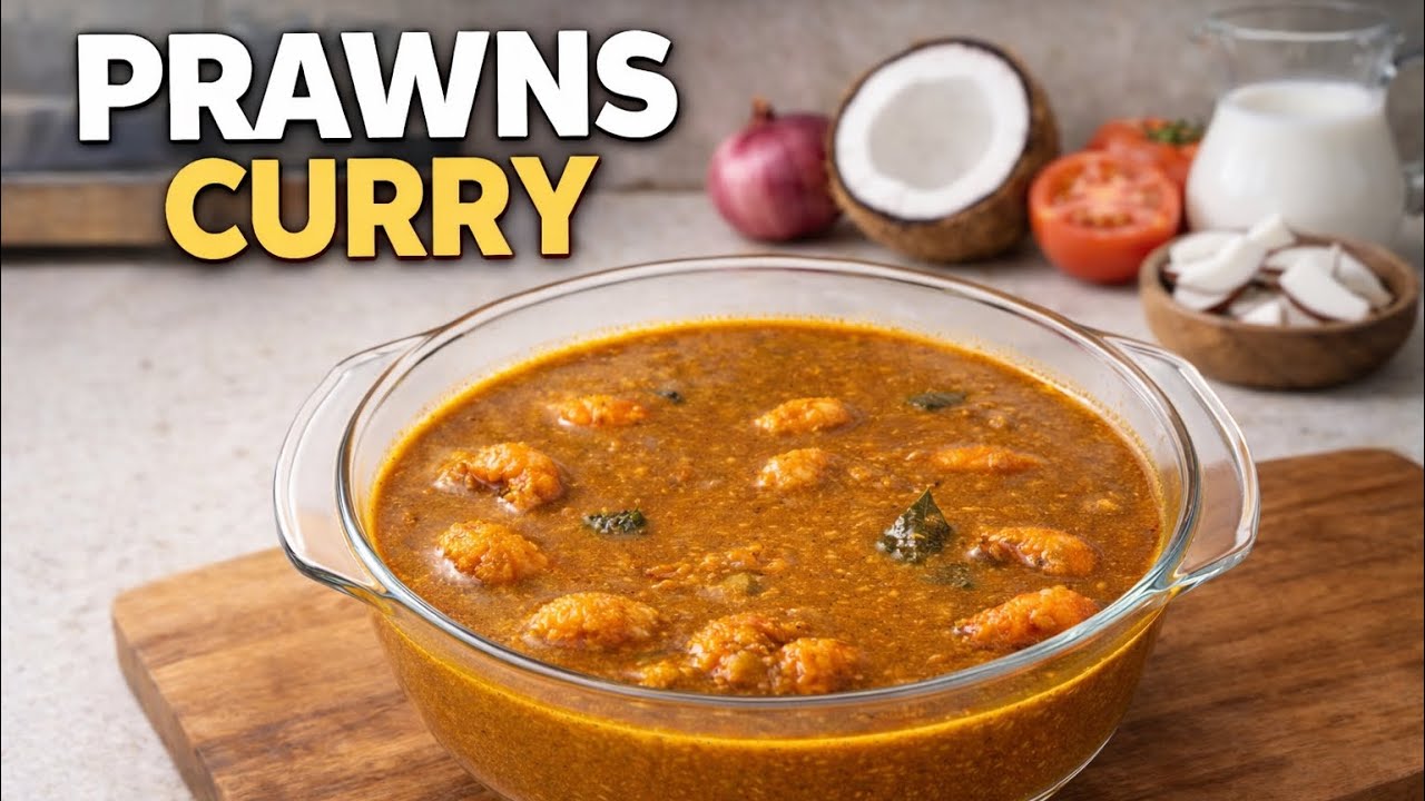 Spicy Prawns Curry, ज़ायके का धमाल! हर लेयर में फ्लेवर! #PrawnsCurry #DesiFlavors #shorts 
