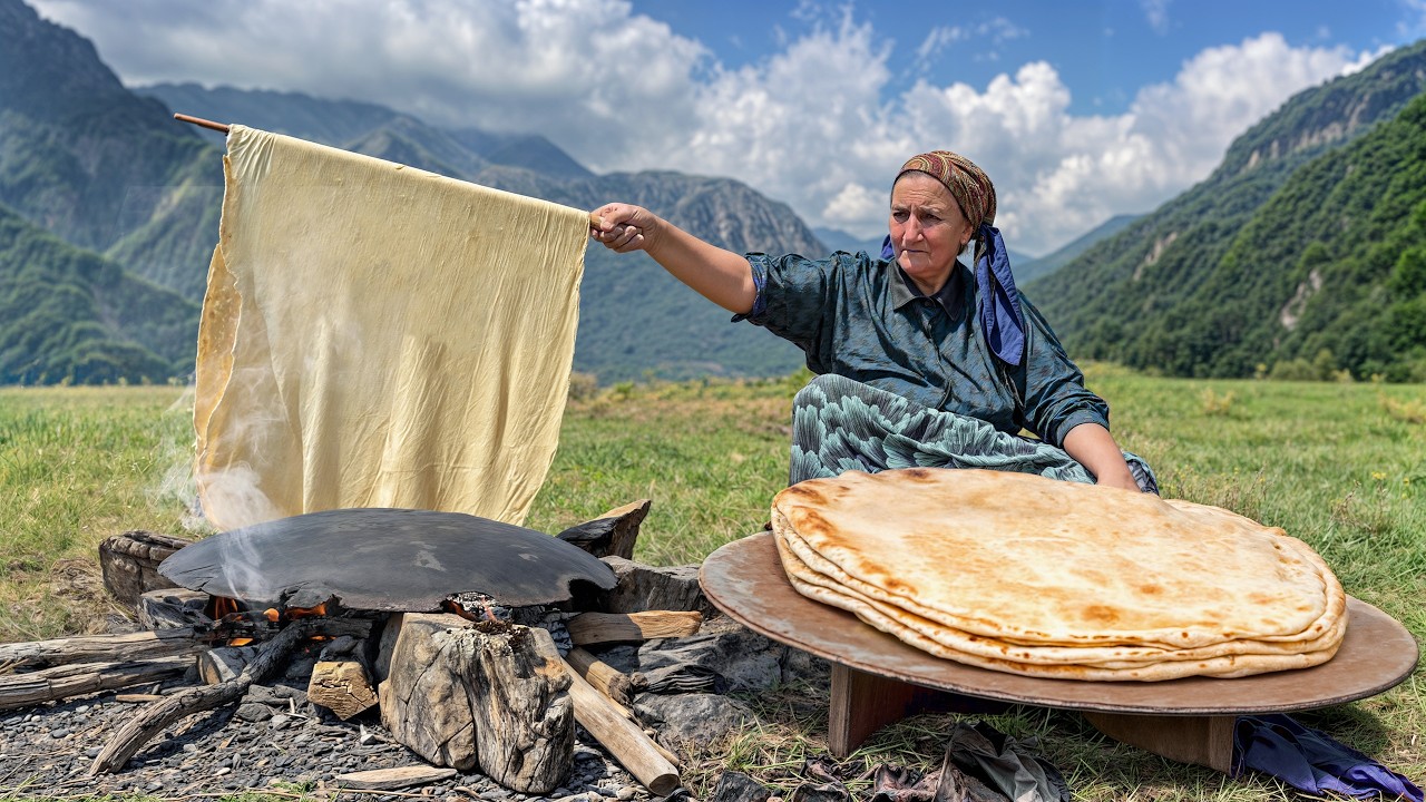 How Traditional Lavash Brings Family Together in the Mountains