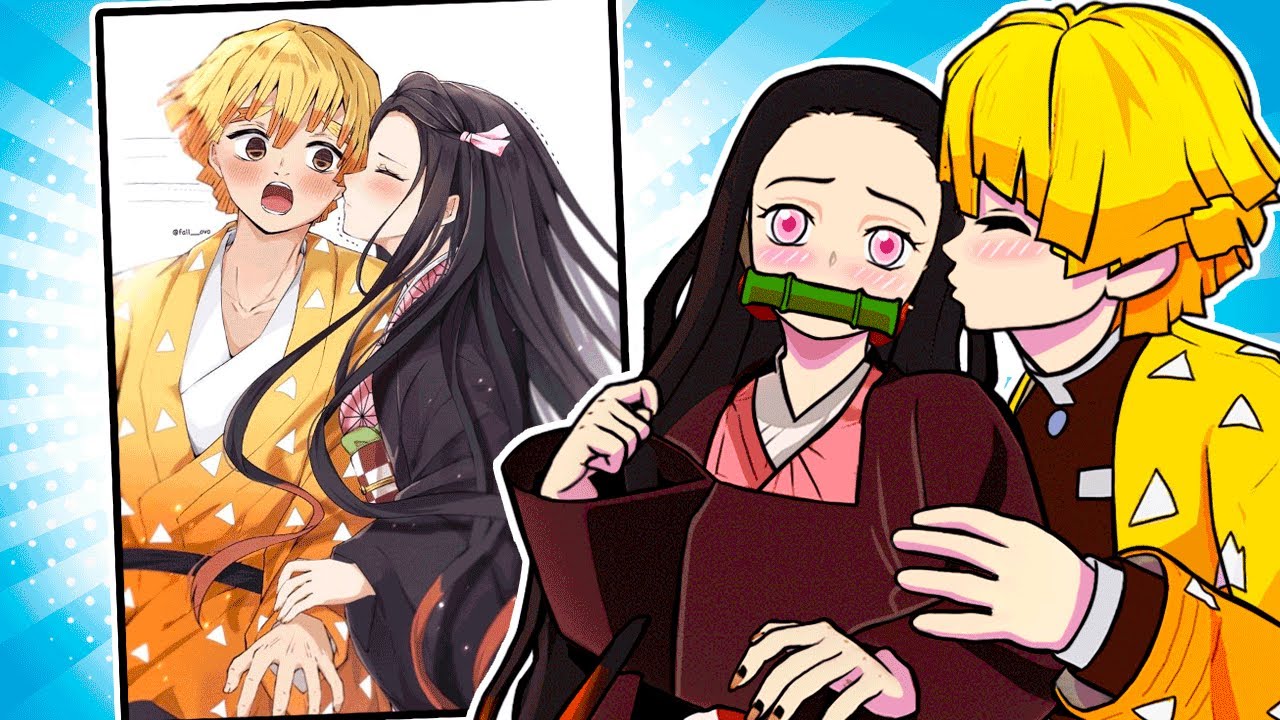 Zenitsu e Nezuko REAGEM a IMAGENS DE CASAL no Demon Slayer VR