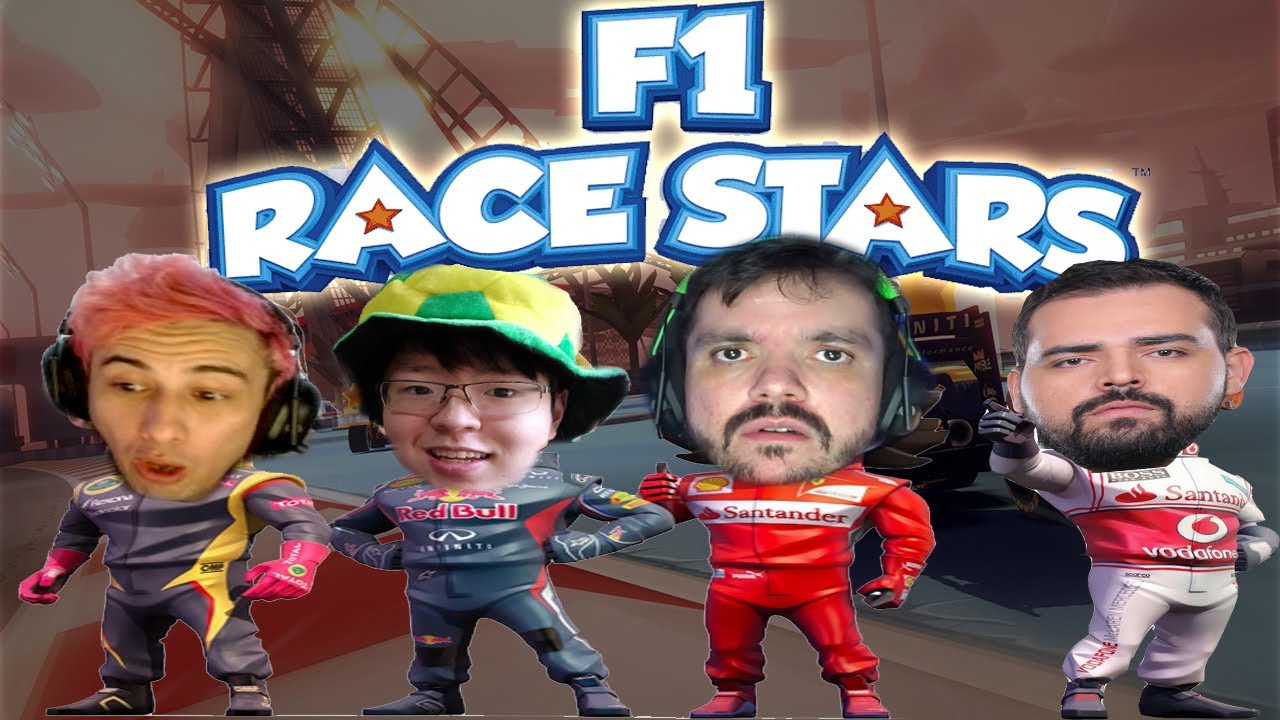 GAULES, LINDINHO BT E LIMINHA JOGANDO F1 RACE STARS ! QUEM FOI O PATETA CAMPEÃO?