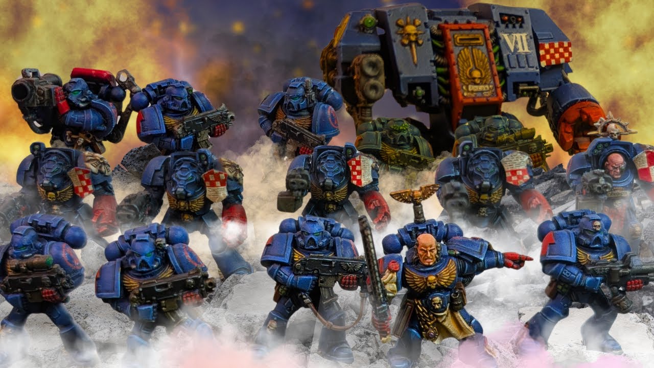 Нападение на Чёрный Предел: Багровые Кулаки Космодесанта | Warhammer 40k | 5-е издание