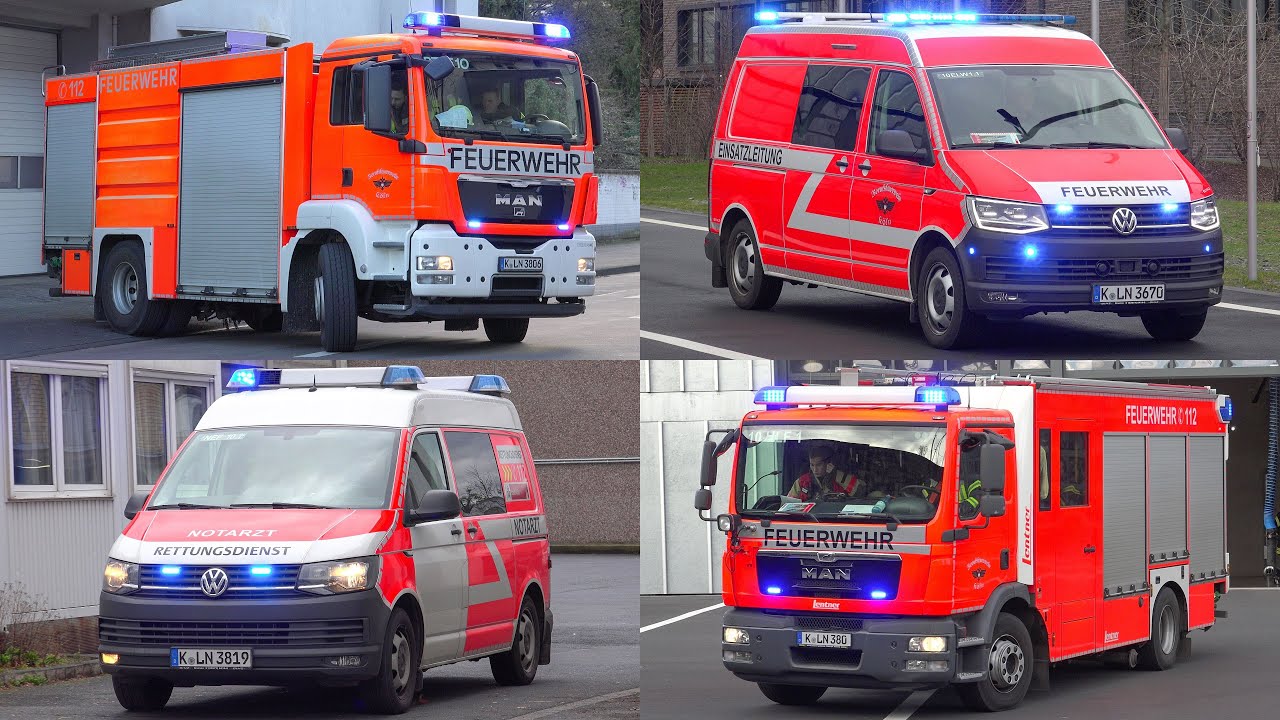 [NEUE & ALTE FEUERWACHE] - Einsatzfahrten Feuerwehr & Rettungsdienst Köln Feuerwache 10 -