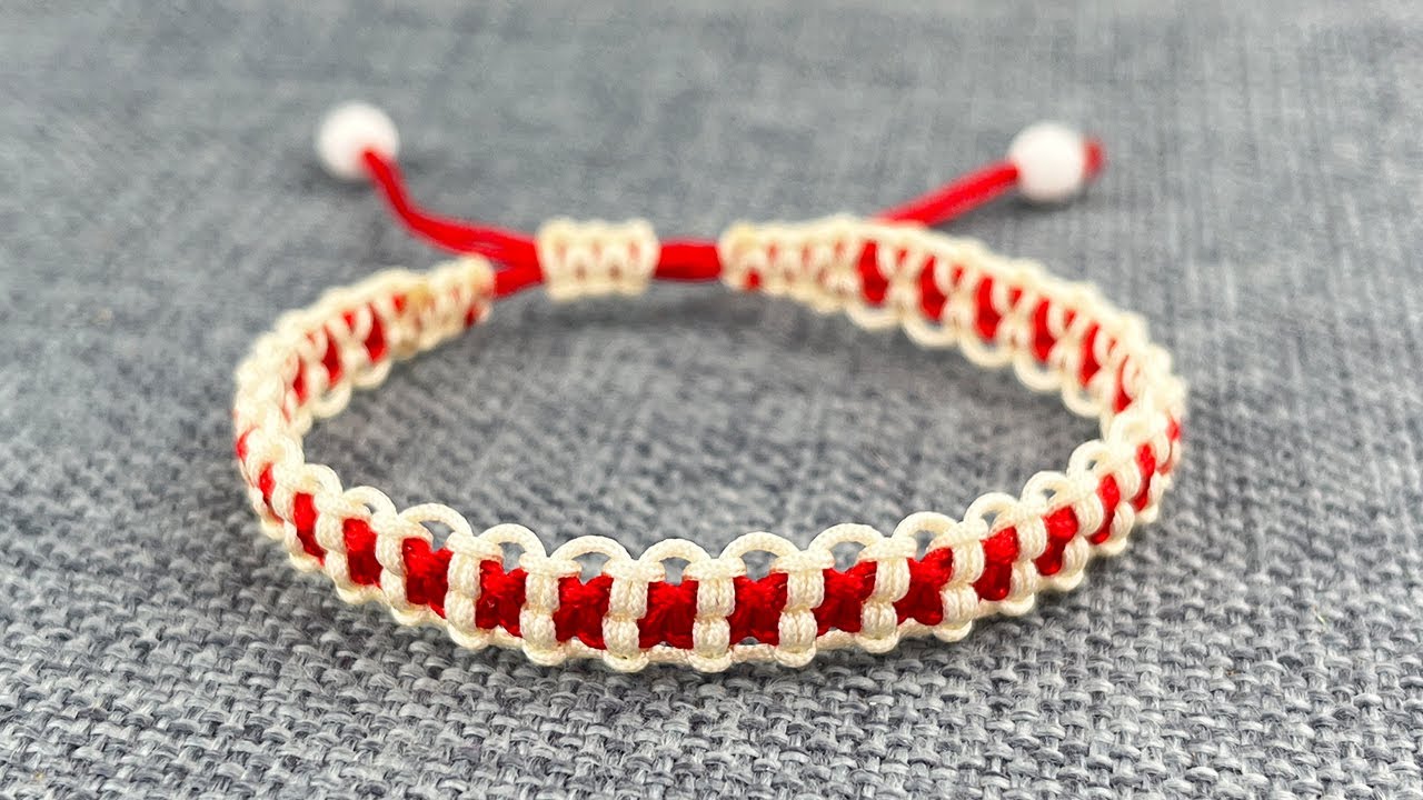 DIY Basic Knot Bracelet | Simple Friendship Bracelet Tutorial for Beginners | Macrame Bracelets