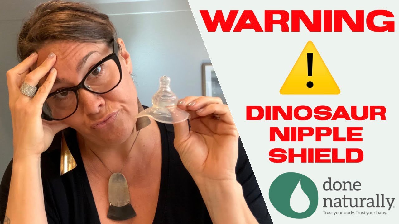 WARNING! Dinosaur Nipple Shield