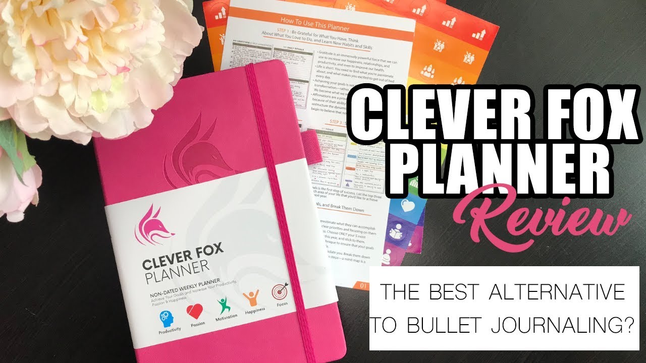 Clever Fox Undated Planner Review | Alternative to the Bullet Journal