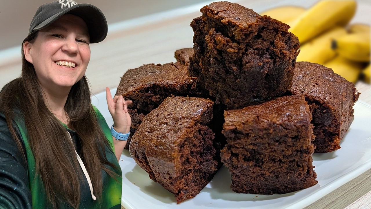 Невероятно вкусные банановые брауни! Как приготовить брауни с бананами!