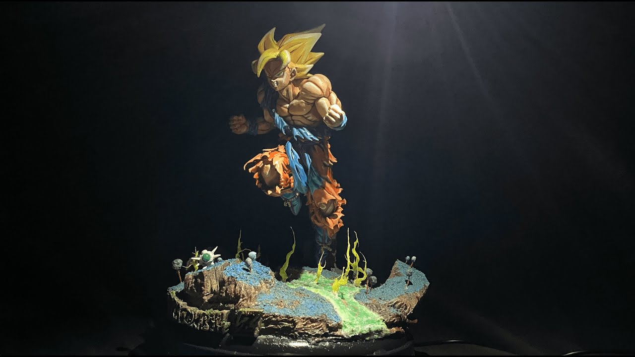 Son Goku's last moments before Namek was destroyed | Dragon Ball Z Diorama