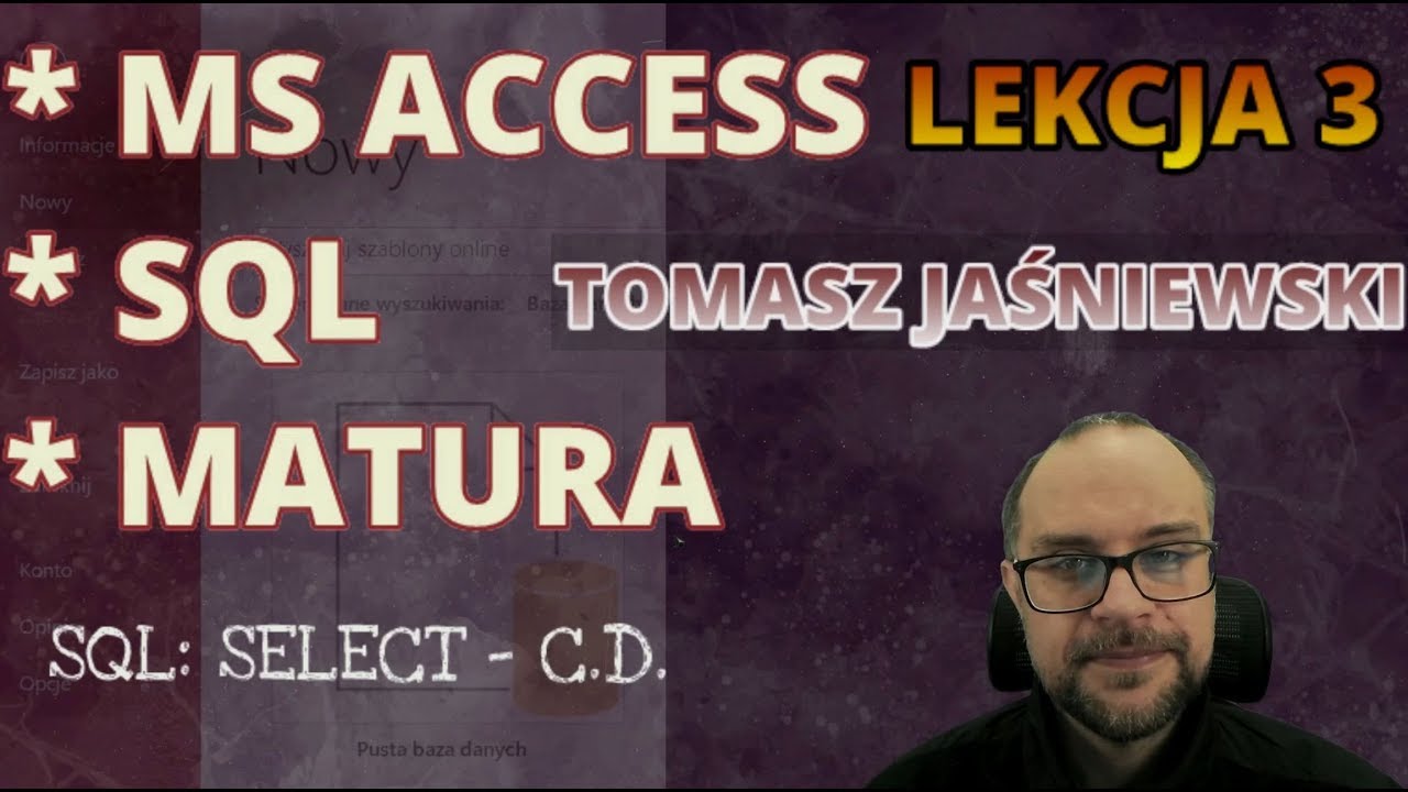 Lekcja 3. SQL - SELECT i Matura. Zadanie 2 - Słodzik.