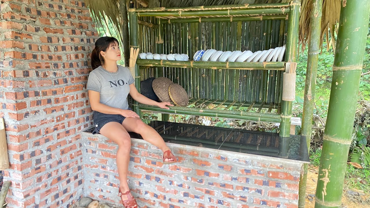 How to make a cupboards with bamboo#aqua#bamboohouse