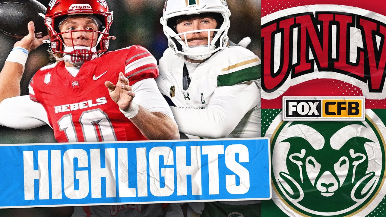 UNLV Rebels vs. Colorado State Rams Highlights | FOX College Football