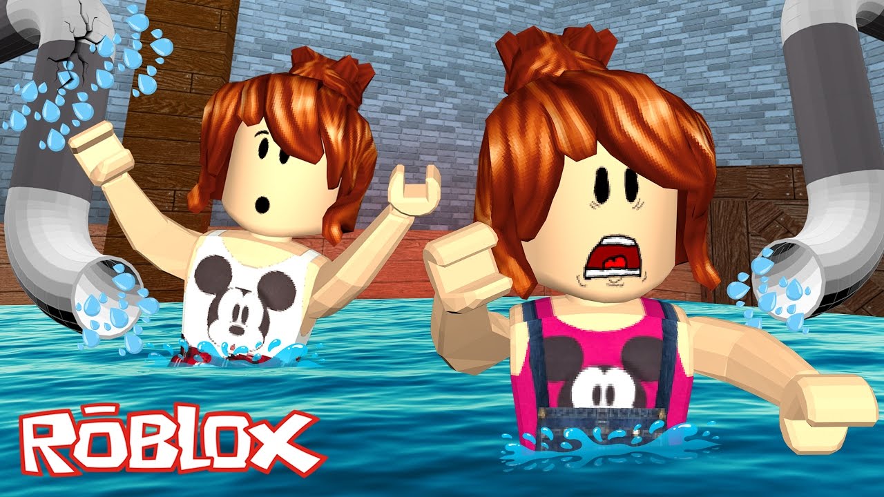 Roblox - POR ÁGUA ABAIXO (Flood Escape)
