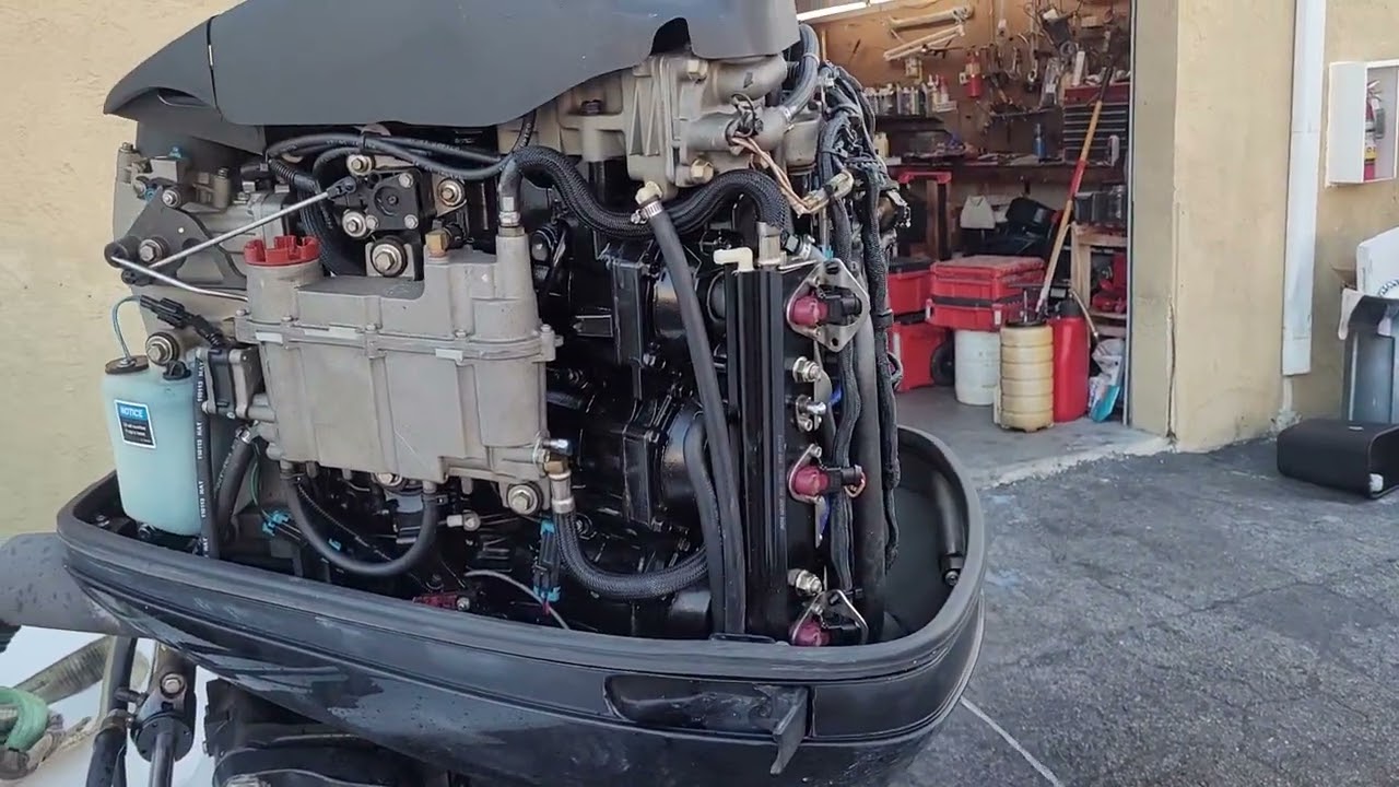 Mercury's 300SX 3.2 stroker OptiMax Direct injection test run (For Sale) OptiMax 300XS