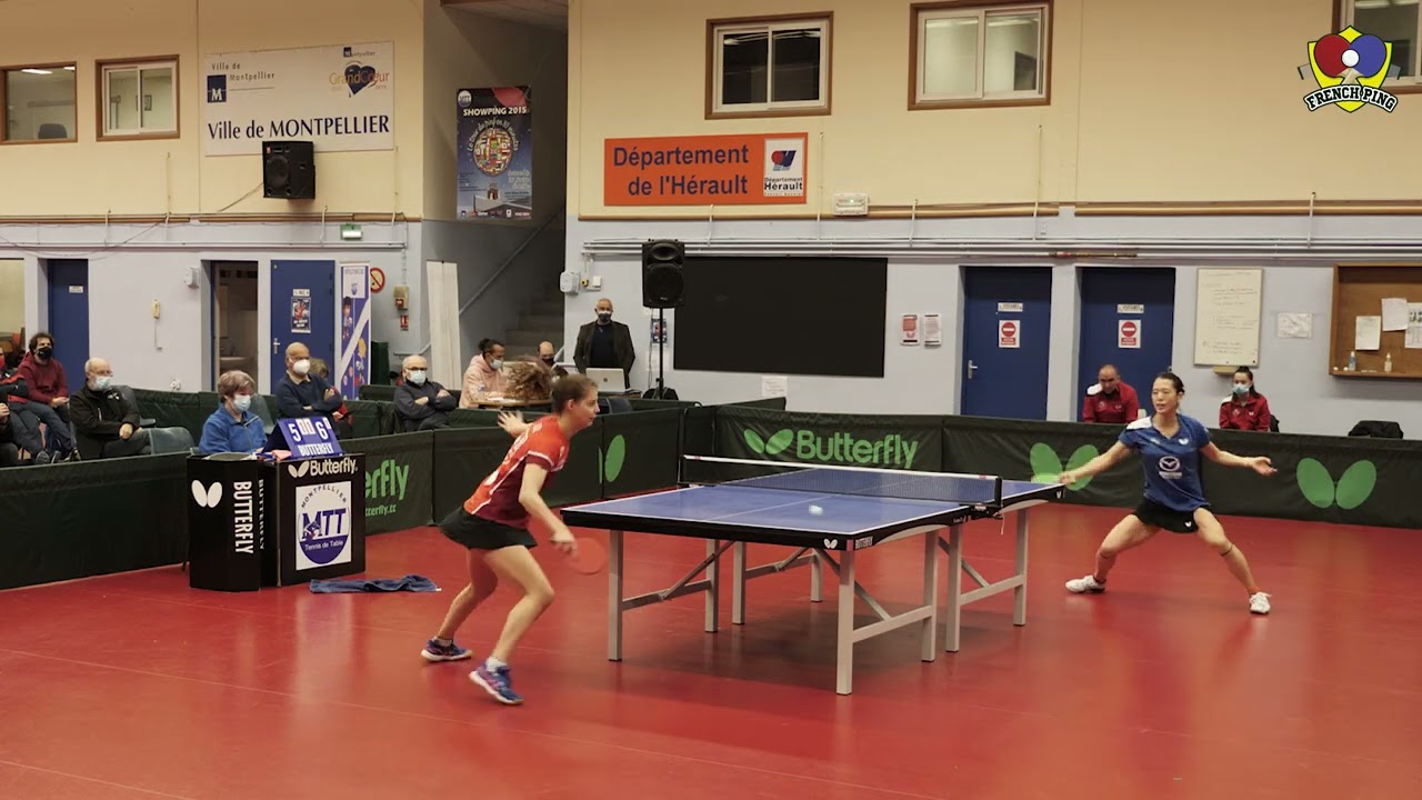Min Hyung Jee VS Camille Lutz |  Pro Dames (2021-2022) Tennis de table 🏓