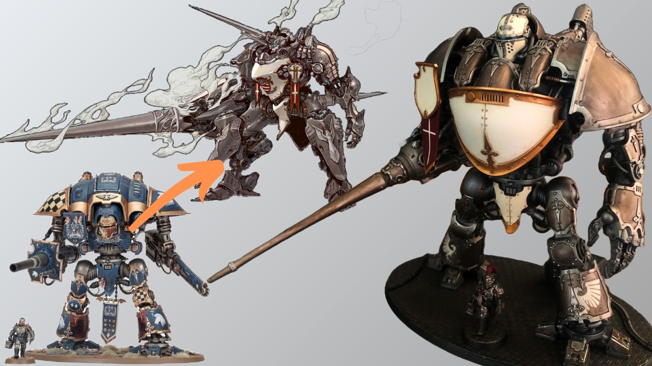 Making an Upright Imperial Knight: Steam-Knight Lancelot