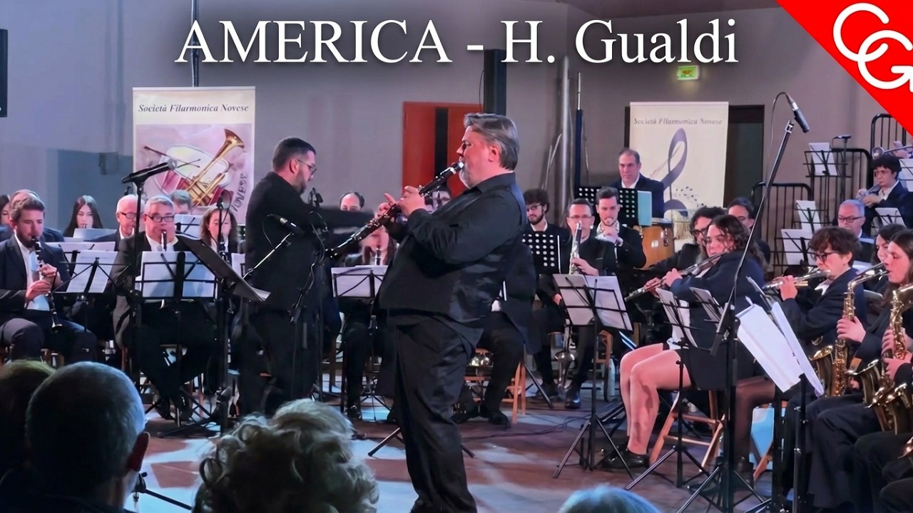 GUALDI America - Corrado Giuffredi, clarinet Stefano Bergamini & Societ&agrave; Filarmonica Novese