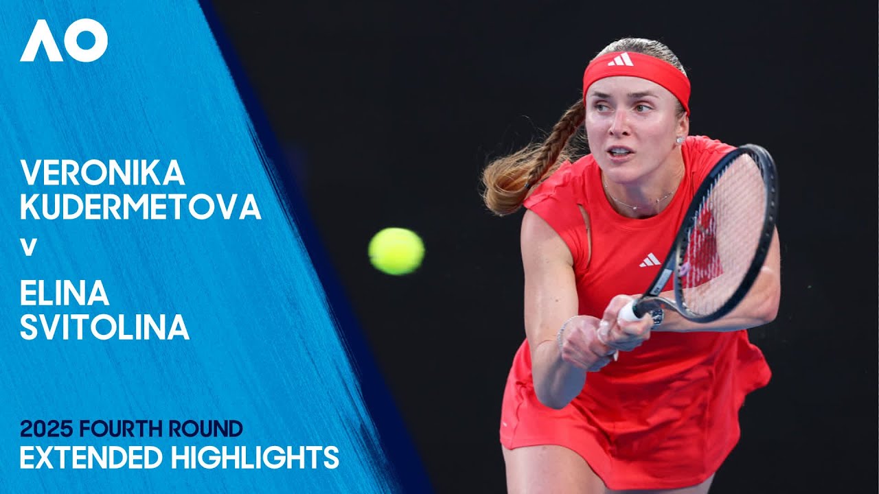 Veronika Kudermetova v Elina Svitolina Extended Highlights | Australian Open 2025 Fourth Round