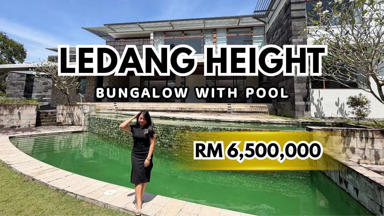 [JB Property新山房地产] #81 Ledang Height 聚宝盆般的高隐私度的双层楼别墅 靠近新马第二通道 屋况良好 自带泳池 汗蒸房 开放式空间 适合大家庭/退休房/喜欢聚会的屋主✨