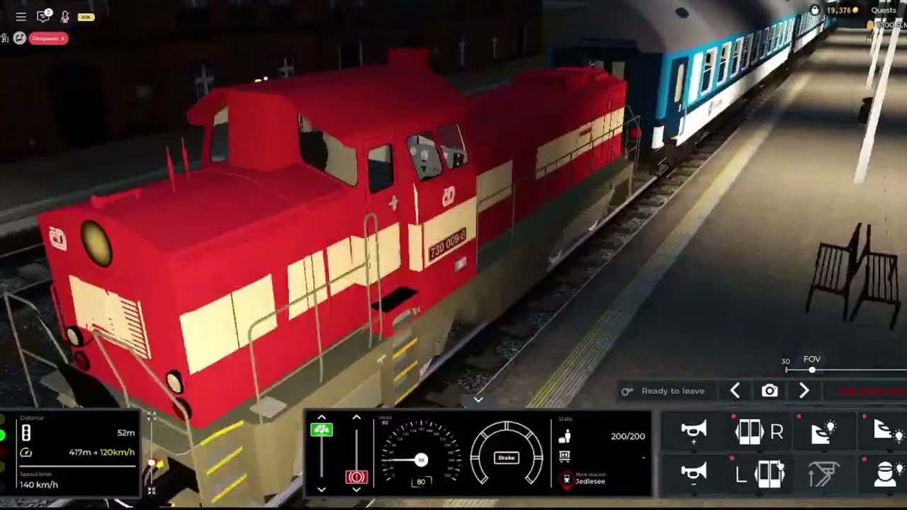 Driving Passenger Train in Train Sim (Roblox) | Time Lapse Video - #AKM