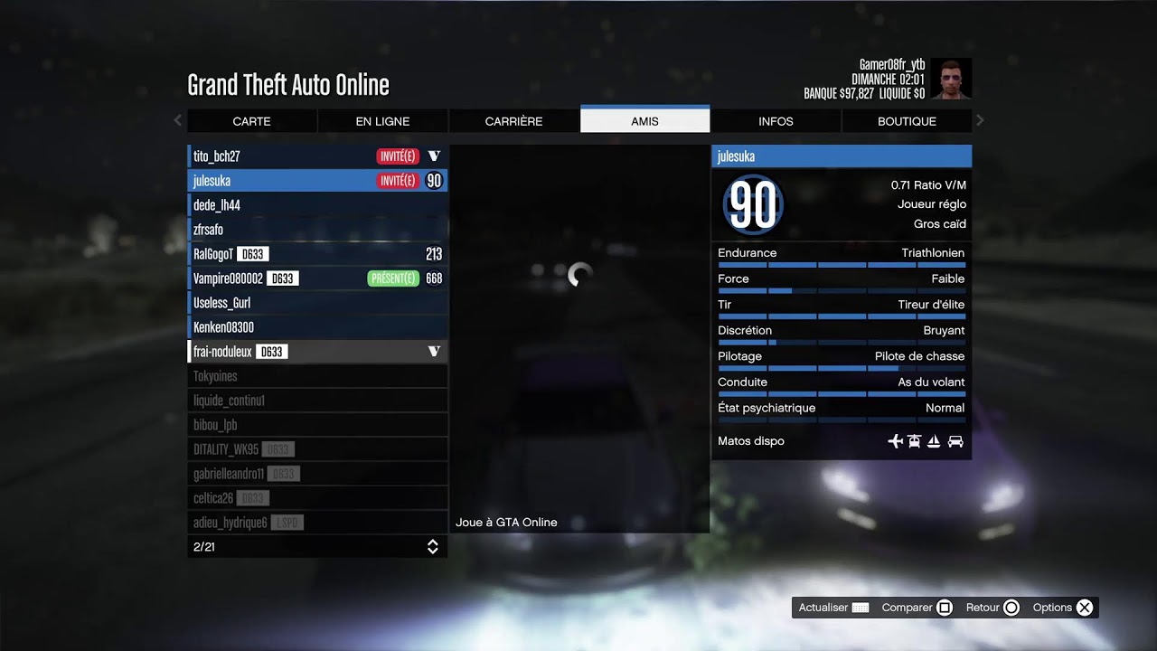 Live GTA ps5 On ouvre la séance de recrutement pour le Crew