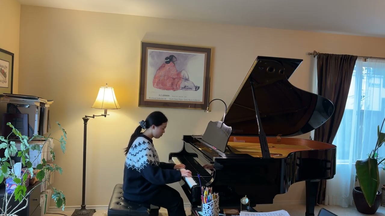 Hannah performs Sonatina in F Major, Op. 36, No. 4, 1st movement by Clementi