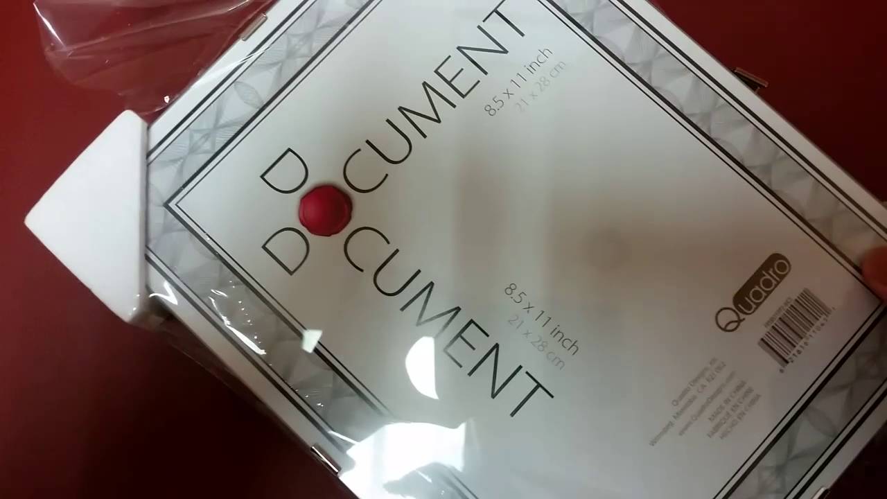 Review Quadro Document frames staples