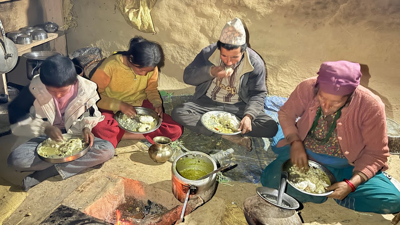 Traditional Nepali mountains cooking || mid village cooking || eastern rural life 
