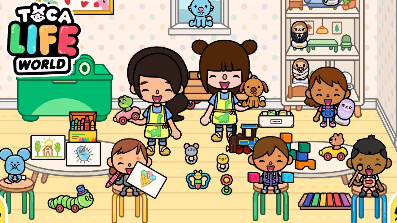 幼稚園の先生の1日 お仕事体験 トッカライフ アプリ | Toca Life World