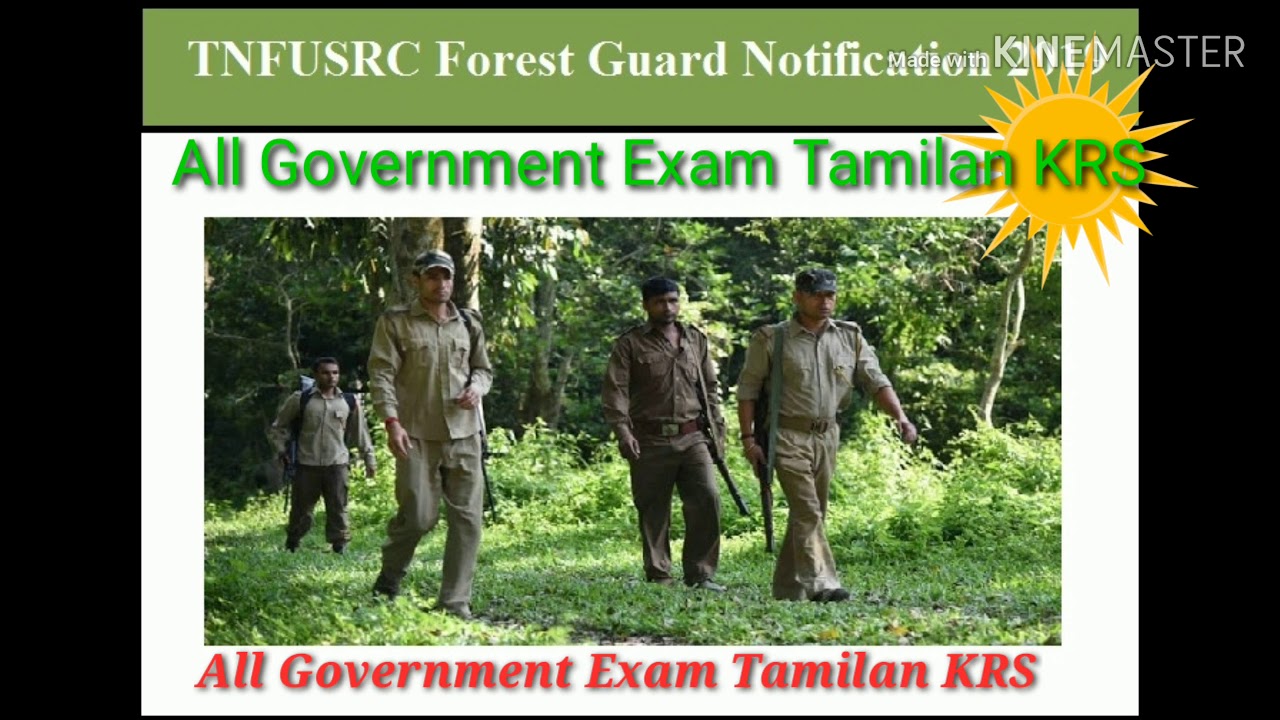 Forest Guard and Forest Guard with Driving Licence Recruitment 2019