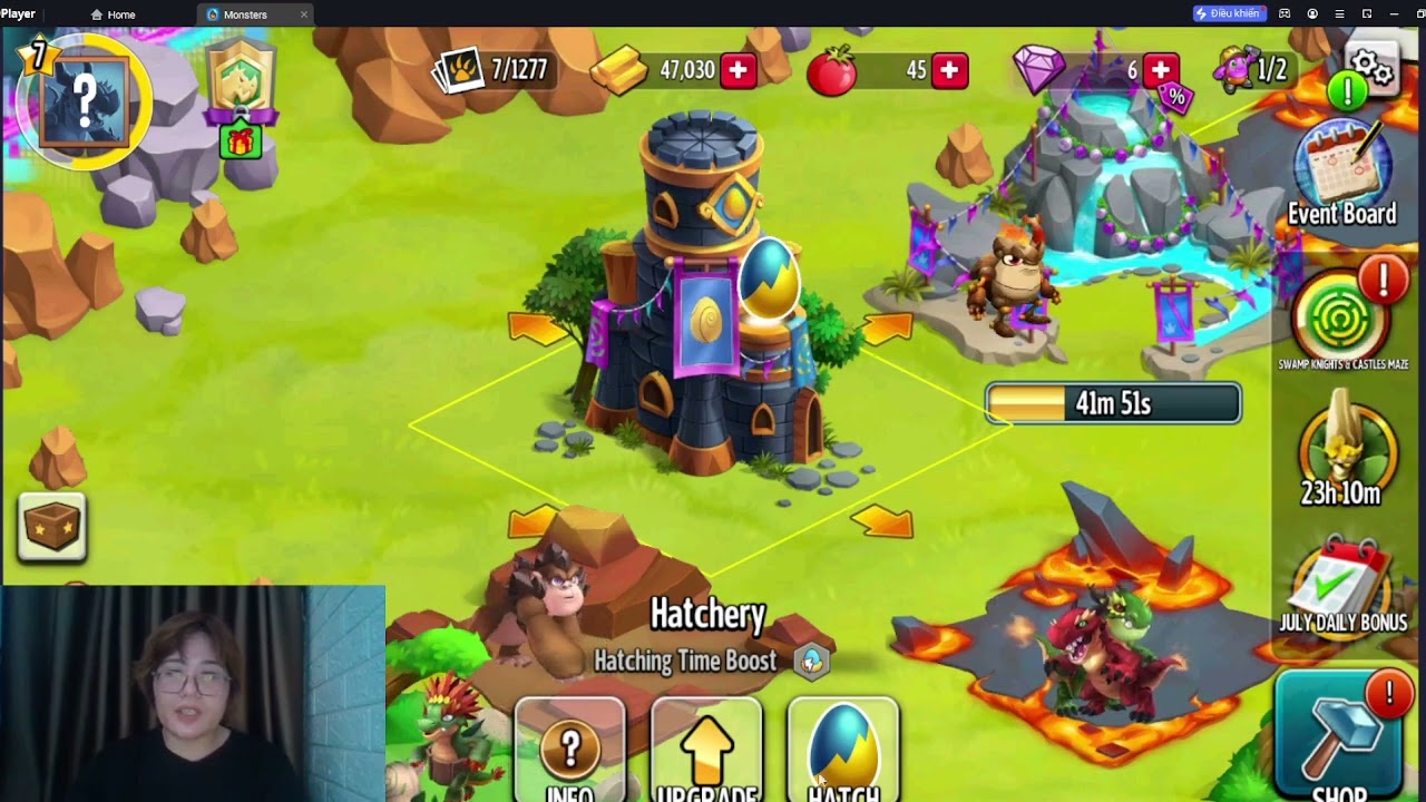 Monster Rampage: Power Up for Victory