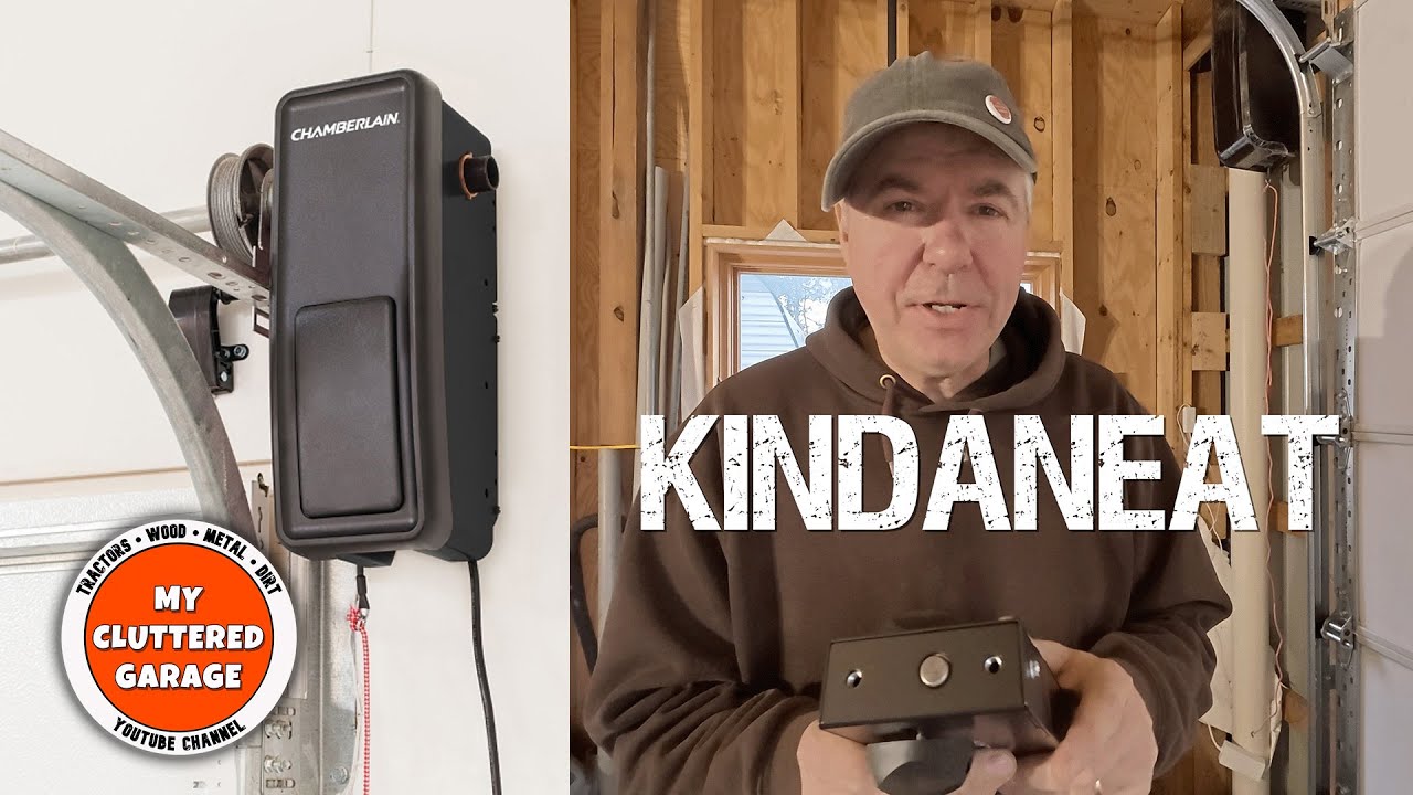 Why did I wait so long!? Installing the Chamberlain RJO101 garage door opener. MCG Video #270