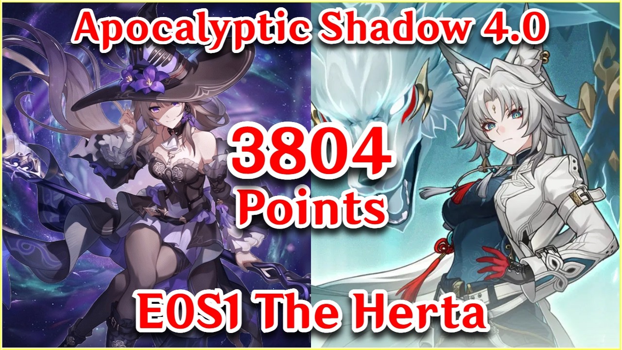 Apocalyptic Shadow 4.0 - E0S1 The Herta VS Shadow Of FeiXiao 3804 Points Clear | Honkai Star Rail