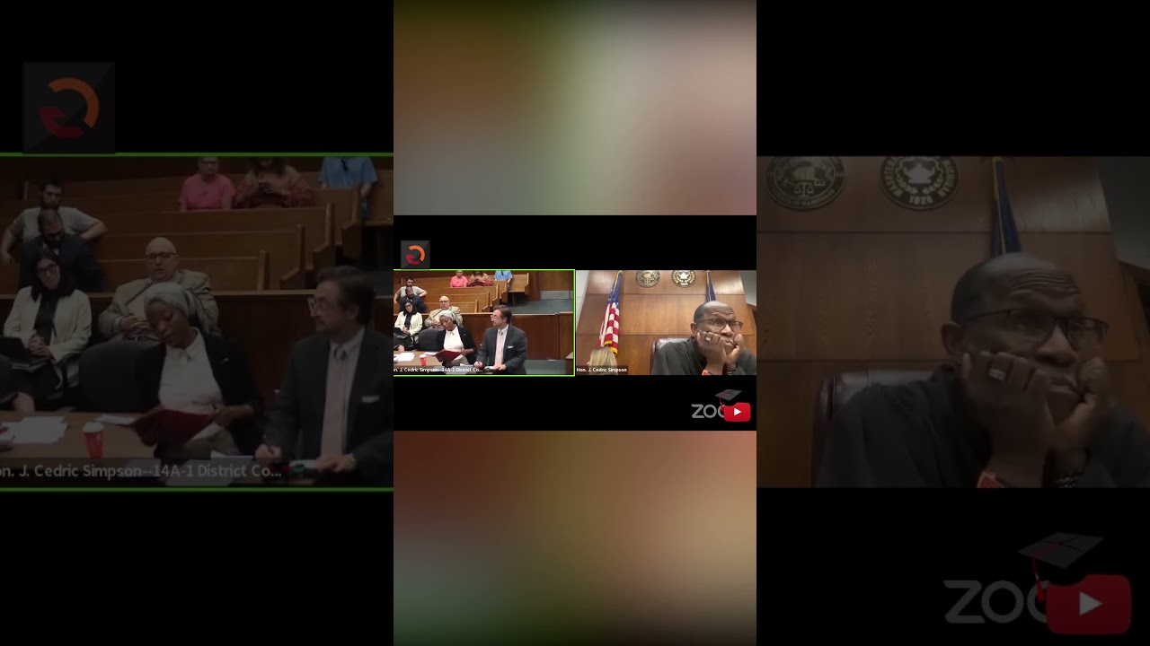 Sovereign Citizen Tells Judge Simpson I Have A Right To A Speedy Trial  #courttv #tiggiocourttv