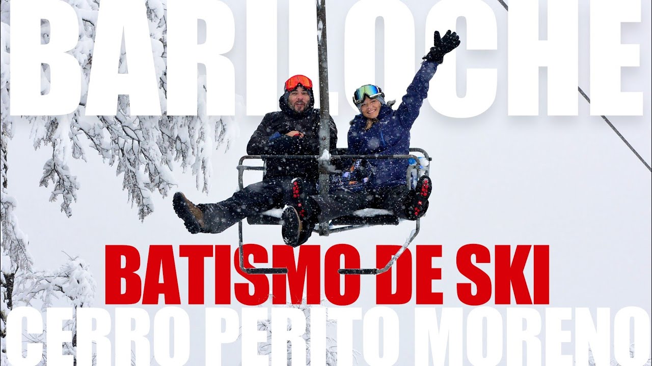 ESQUIANDO PELA PRIMEIRA VEZ ⛷️🏂Cerro Perito Moreno, um dos passeios mais legais de Bariloche!