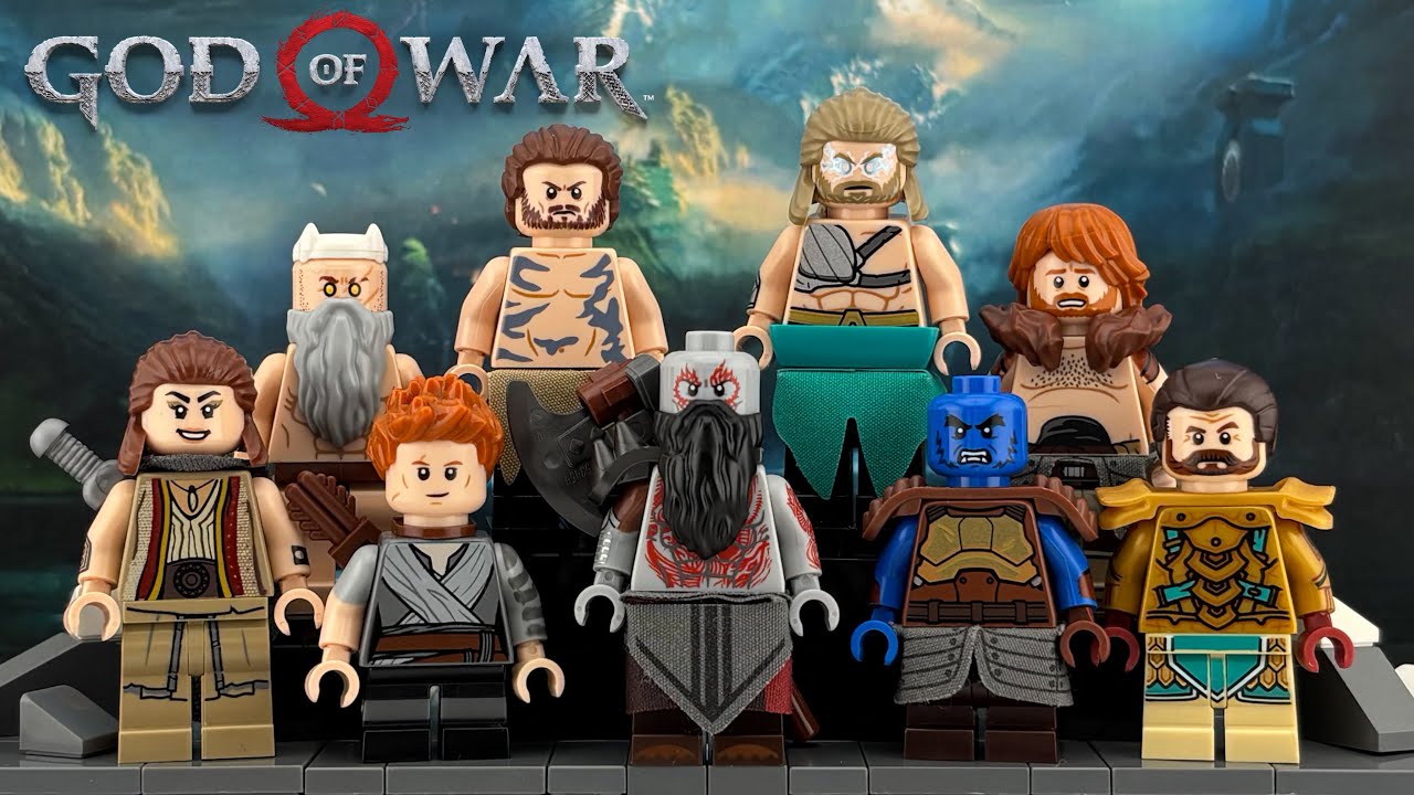 LEGO God of War (2018) | Как собрать всех главных героев