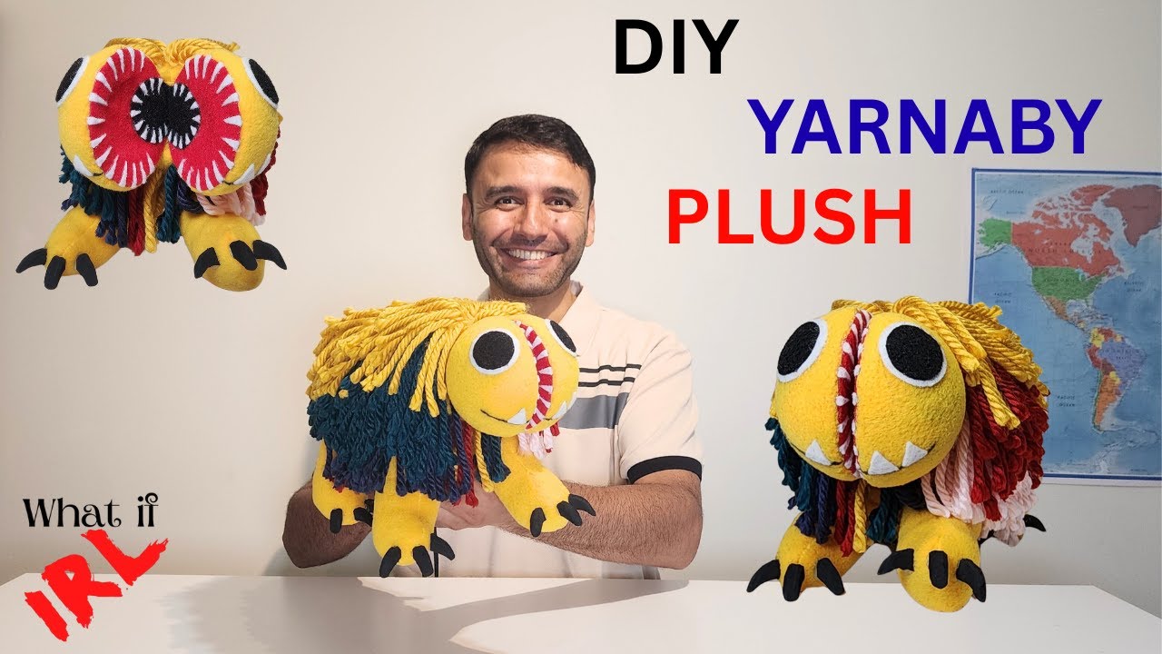 How I Made the DIY YARNABY PLUSH at Home | Poppy Playtime Chapter 4 In Real Life