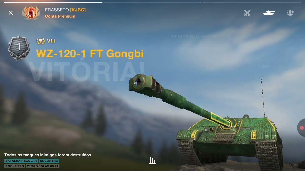EU FIZ 2500 DE DANO COM O  WZ-120-1G FT venha ver 