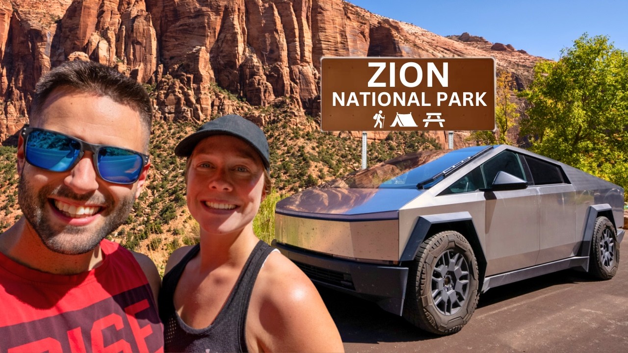 Truck Camping in a Tesla Cybertruck Off-Grid