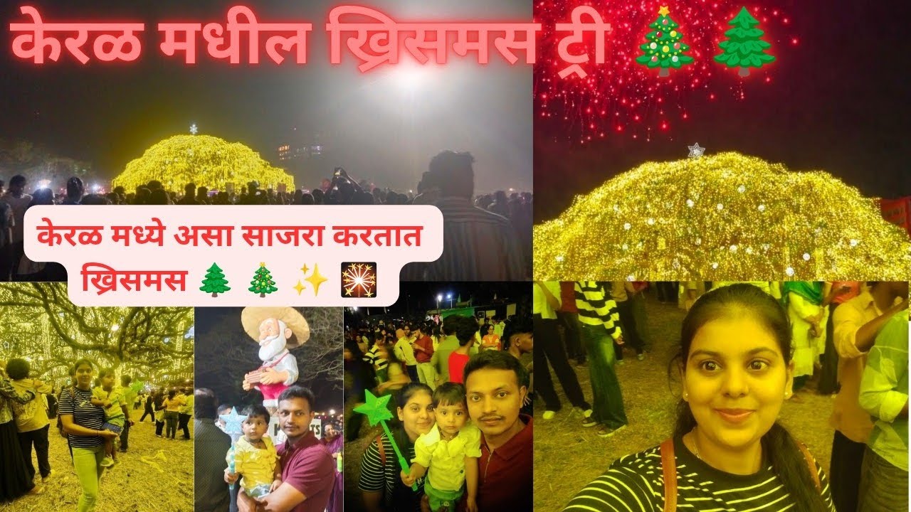 🎄🎇केरळ मधील ख्रिसमस ट्री 🎄 केरळ मध्ये असा साजरा केला जातो ख्रिसमस 🌲🎄✨🎇#christmas 