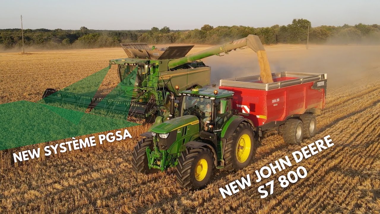 NEW JOHN DEERE S7 800 | MOISSON 2025 | Découverte du nouveau système PGSA !!