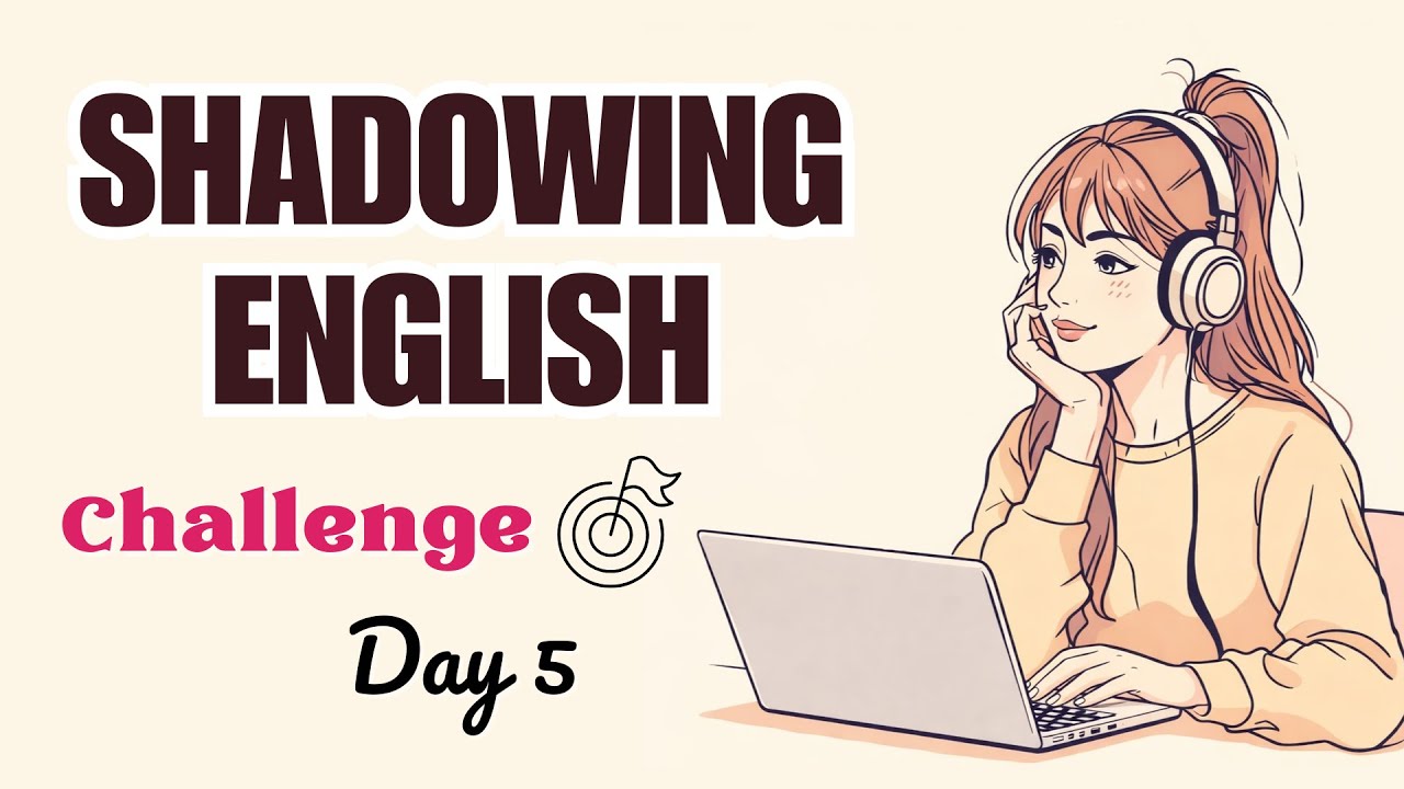 English Shadowing Practice DAY 5 | Morning Routine in Simple English (A1–A2)