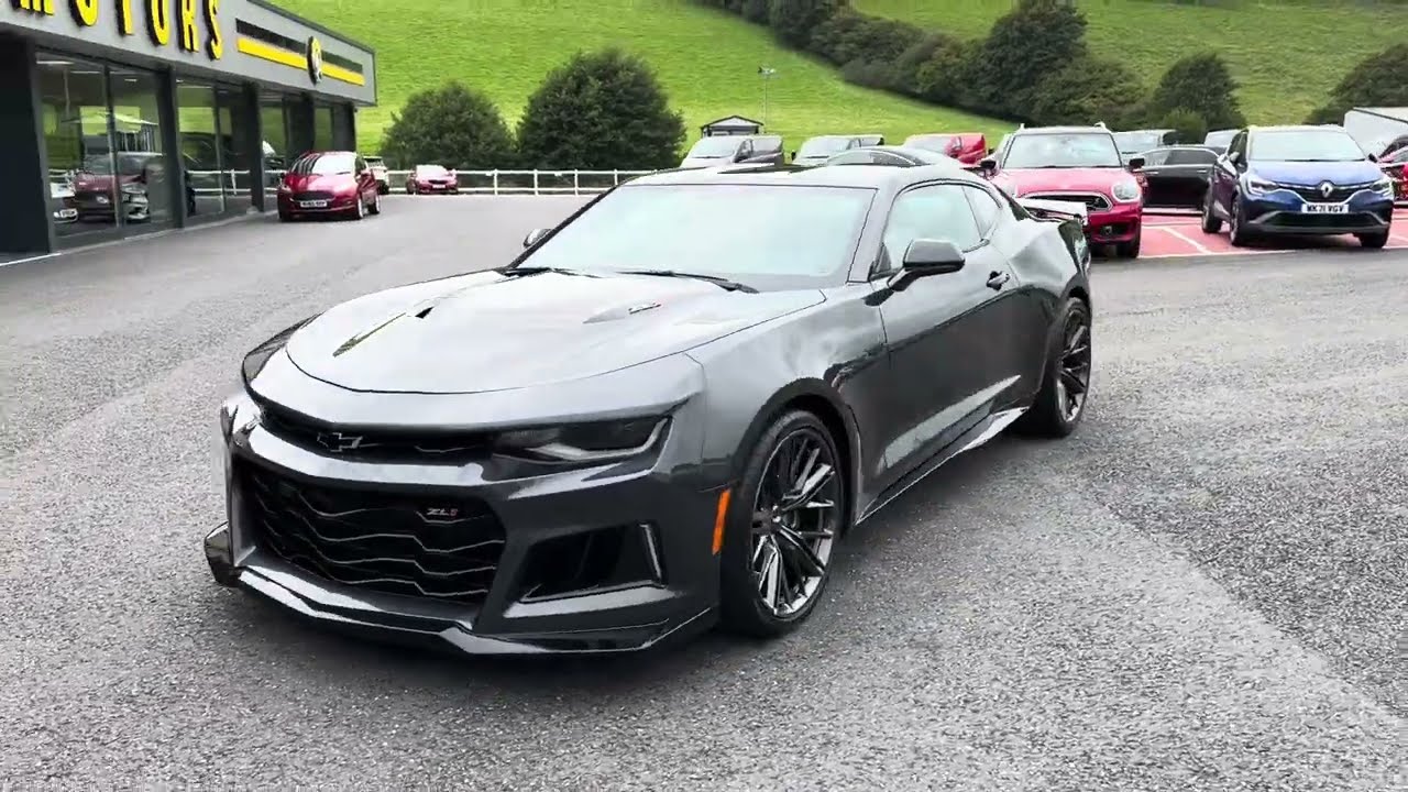 2018 CHEVROLET CAMARO ZL1 6.2 V8 Supercharged 650hp Auto Nightfall Grey for sale at Castle Motors