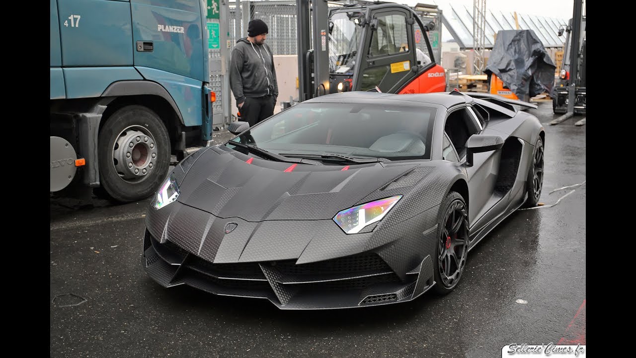 Lamborghini Aventador Mansory Carbonado Evo - Exclusive footage