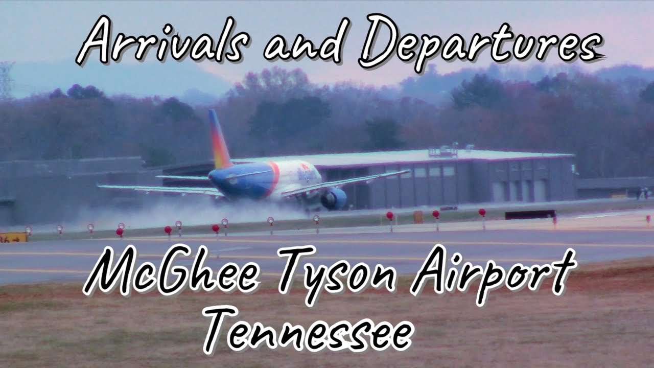 Arrivals and Departures @ McGhee Tyson Airport Alcoa TN #flights