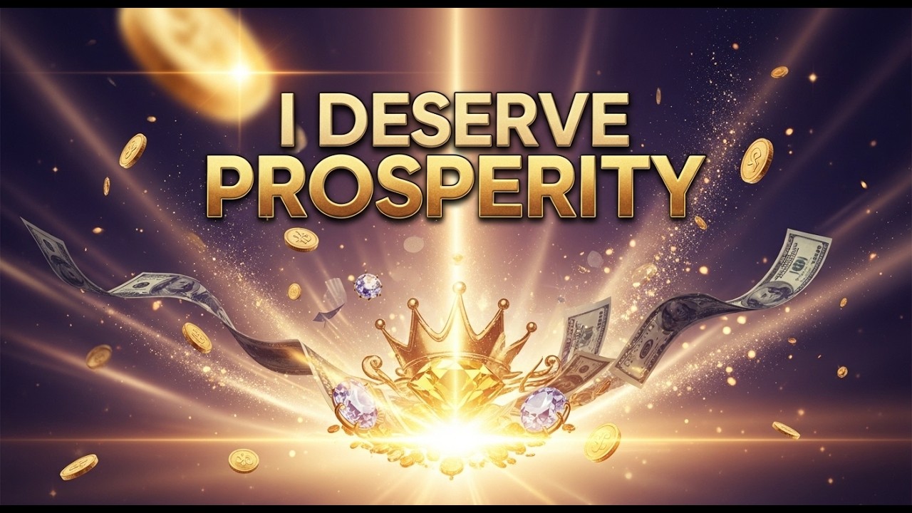 I Deserve Prosperity 💎 Abundance Affirmations Music for Success & Money
