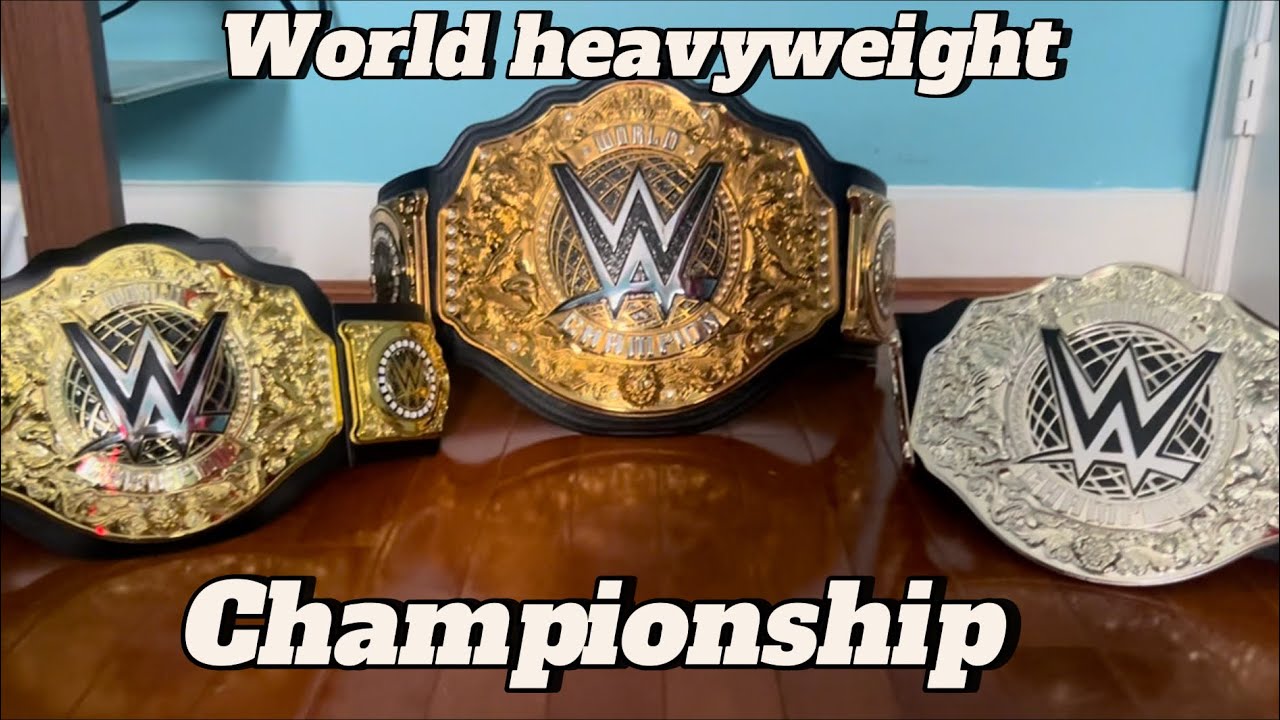 WWE replica vs WWE shop vs Mattel world heavyweight championship ￼￼