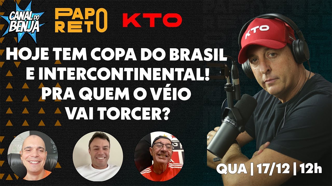 Papo Reto com Benja, Gladiador, Mano e Véio - ep. 517 - 17/12/2025